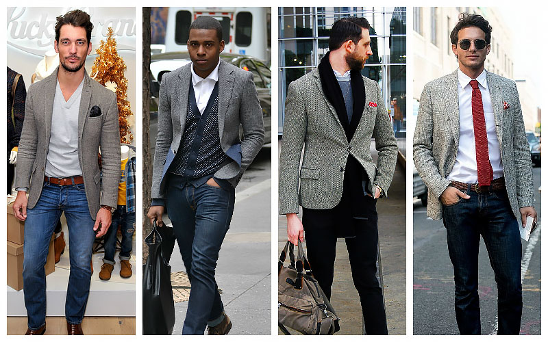 Do blazers go well with denim
